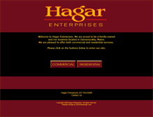 Tablet Screenshot of hagarenterprises.com